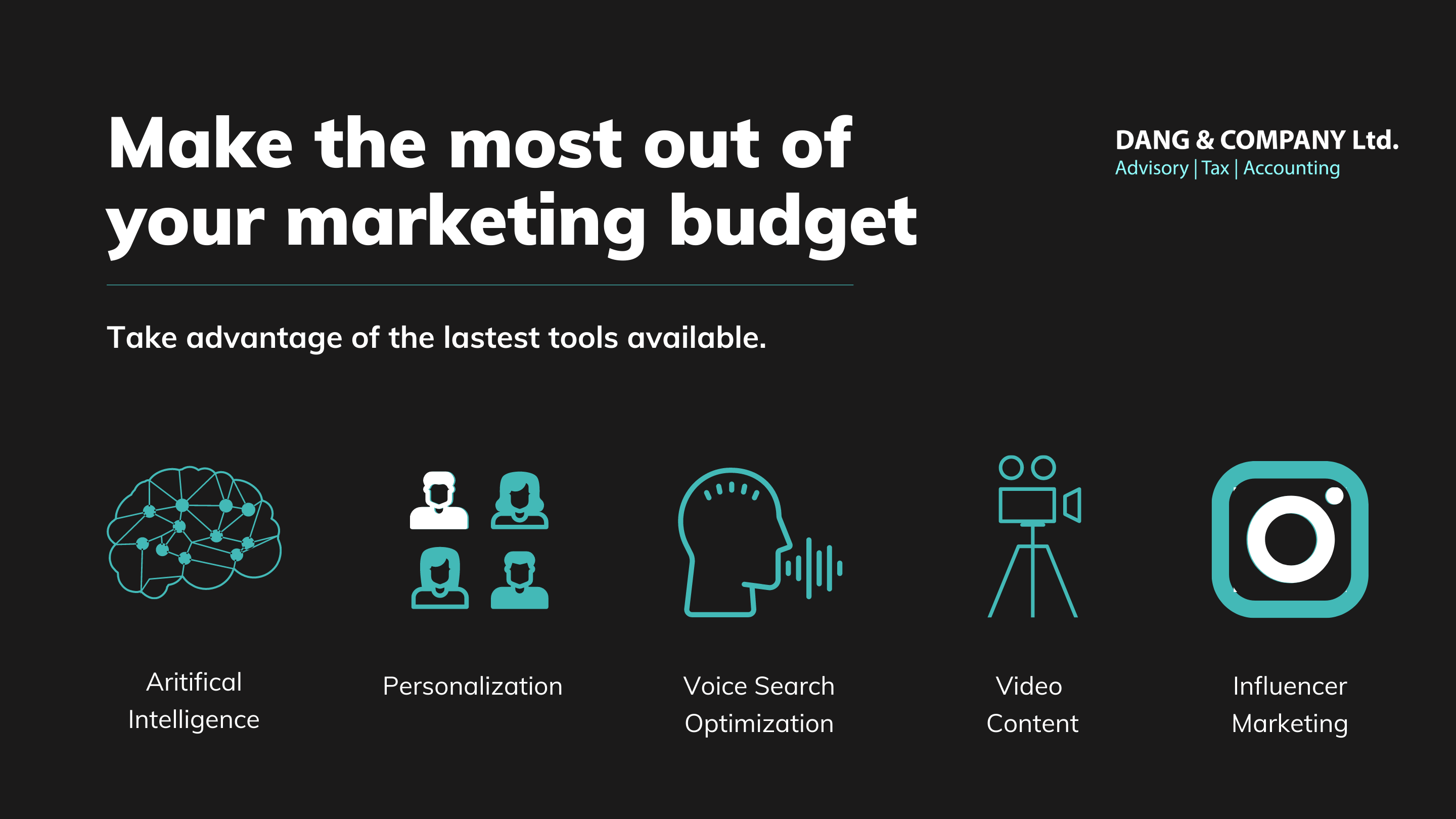 Making the most out of your marketing budget